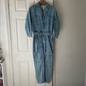 Citizens of Humanity  Light Blue Denim Jumpsuit